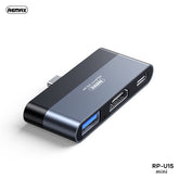 REMAX - RP-U15 Zelink Series Mini Docking Station - Tarnish